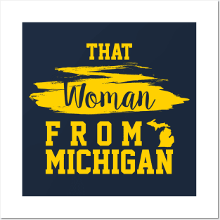 That Woman From Michigan, I Stand With That Woman From Michigan,  Gretchen Whitmer Governor. Posters and Art